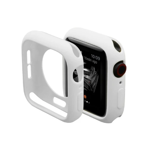 white Чехол для часов для Apple watch чехол 4 5 44 мм 40 мм, 42 мм, 38 мм, версия наручных часов iWatch, 5/4/3/2/1 Бампер протектор устойчивый к царапинам ударопрочный чехол - Цвет: white