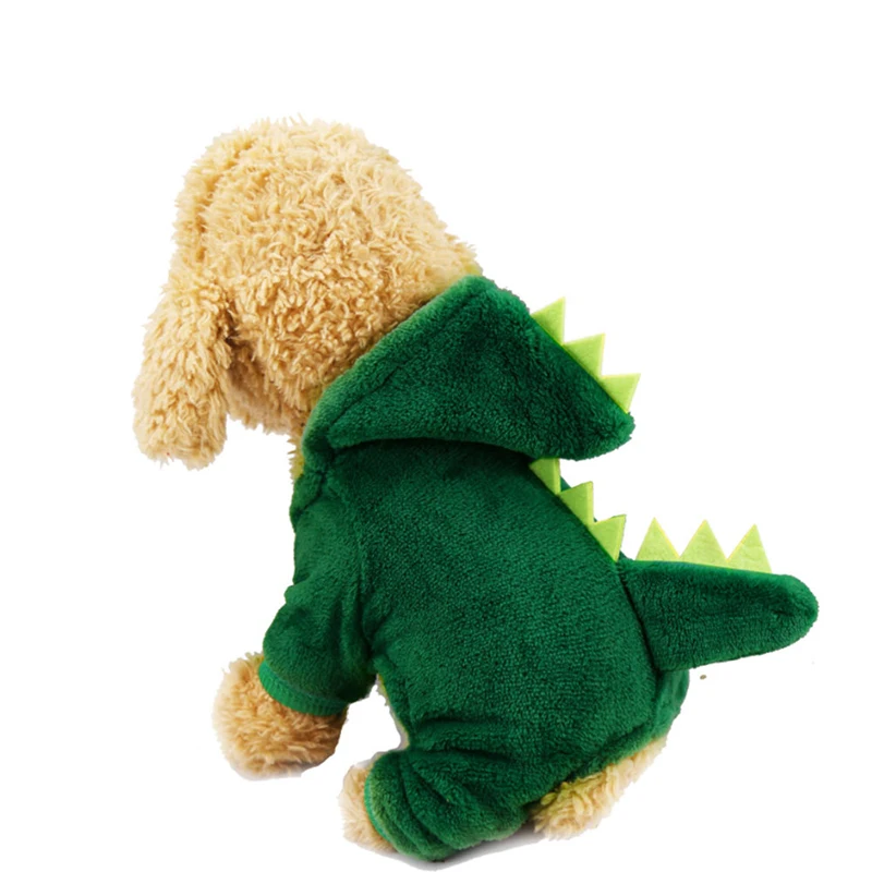 

Pet Clothes Dog Clothes Dinosaurs Turned Into Pet Clothes Autumn and Winter Warm Four-legged Clothes Dog Cat Clothes