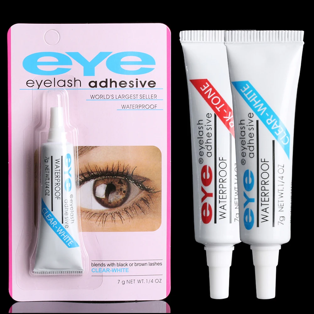 1 шт. профессиональный клей для ресниц прозрачный-белый/темно-черный