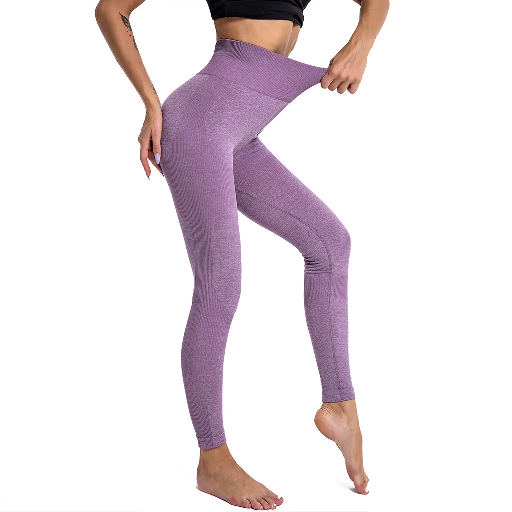 Эластичные штаны для йоги, леггинсы с пуш-ап, спортивные женские колготки для фитнеса, облегающие спортивные женские энергетические Бесшовные штаны для йоги
