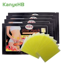 40pcs/4bags Slimming Patch Navel Slim Stickers Weight Loss Burning Fat Efficacy Chinese Herbal Medical Plaster  A002
