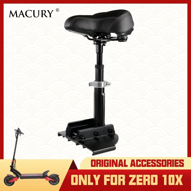 

Macury Saddle for Speedual T10-DDM ZERO 10X ZERO10X Electric Scooter Seat Kit Official Accessories Original Adjustable Chair