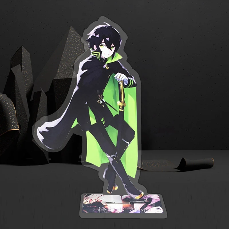 Серафим конца Owari No Seraph Yuichiro Hyakuya Mikaela фигурка на акриловой подставке стол Декор Коллекция Модель игрушки Косплей Кукла