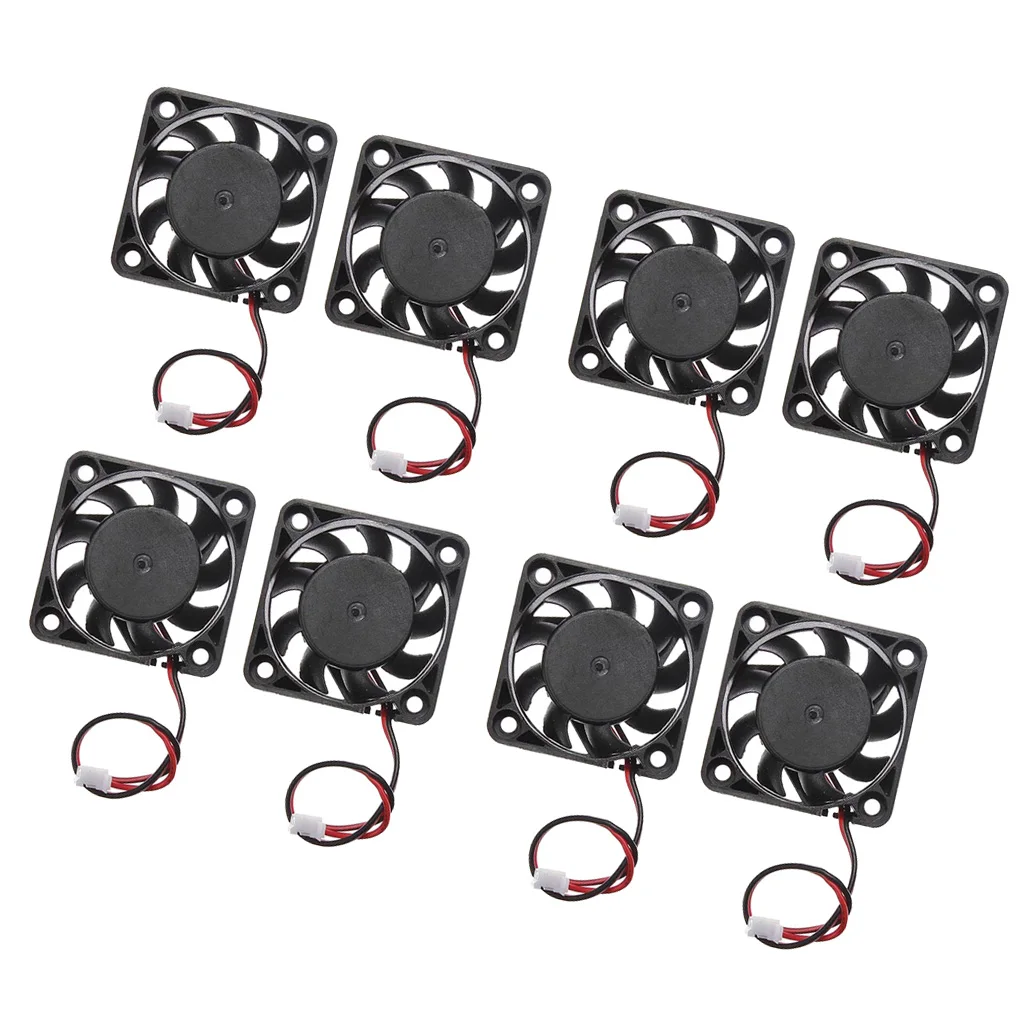 8pieces 12V brushless 2Pin 40mm Mini 4cm Fan Silent Cooler Cooling Fan for PC