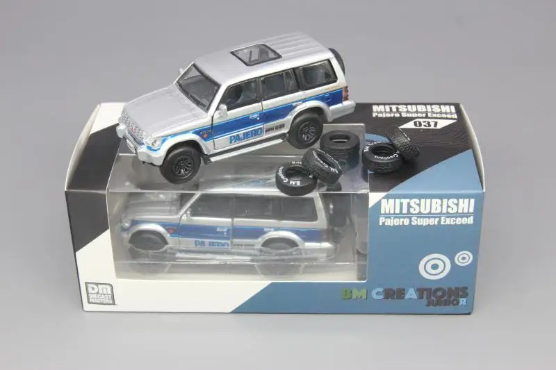 BM 1:64 Mitsu bishi Pajero Mk2 V20 Super Exceed 1991-1999 сплав модель автомобиля литье под давлением