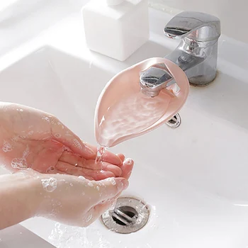 

Bathroom Sink Faucet Extender For Children Kids Washing Hands Convenient Washing Helper Kitchen Bathroom Accessories