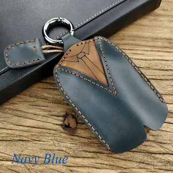 

1 Pcs Universal Motorcycles Bag Car Key Case Cover Leather Wallet Holder Chain Car Key Shell Protecor Car-styling Accessories
