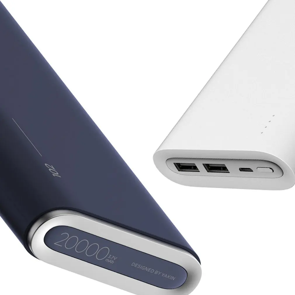 Safe and fast charging of mobile charger 20000mAh 2.1A large capacity mobile charger