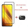 2PCS For Xiaomi Poco X3 NFC Glass for Xiaomi Poco X3 NFC Tempered Glass M2 F2 Redmi 9A 9C Note 9S 9 Pro 8A Screen Protector Film ► Photo 1/6