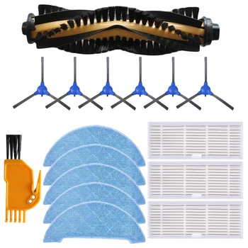 

Vacuum Cleaner Parts Roller Brush Filter Rag Kit For Coredy R500 R550 R500 + Filters Rags Side Brushes