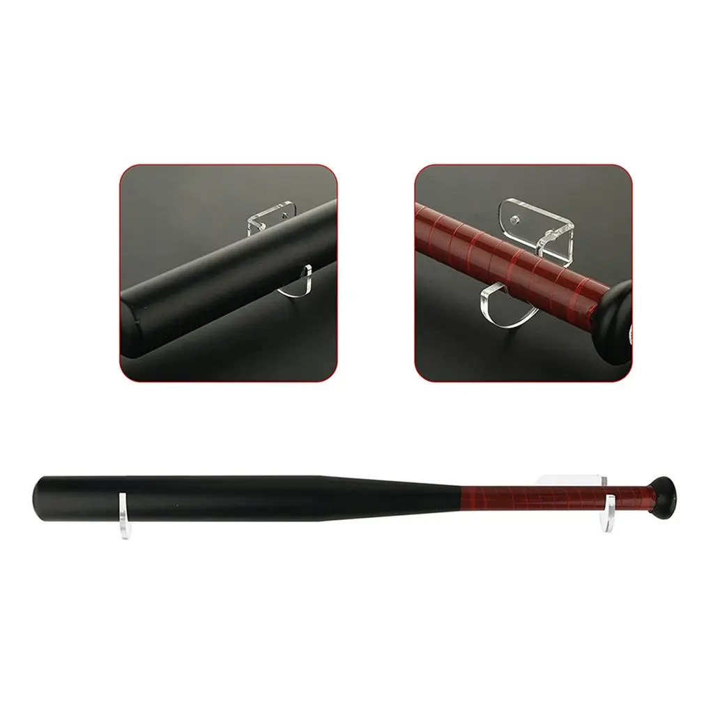 2pcs/set Storage Bracket Softball Home Wall Mounted Shelf Horizontal