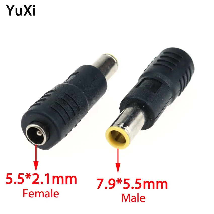 1pcs Dc 5.5 X 2.1 Female To 7.9 X 5.5 Mm Male Dc Power Connector Adapter 5.5*2.1  To 7.9*5.5 Mm For Ibm Laptop Charging Converter - Connectors - AliExpress