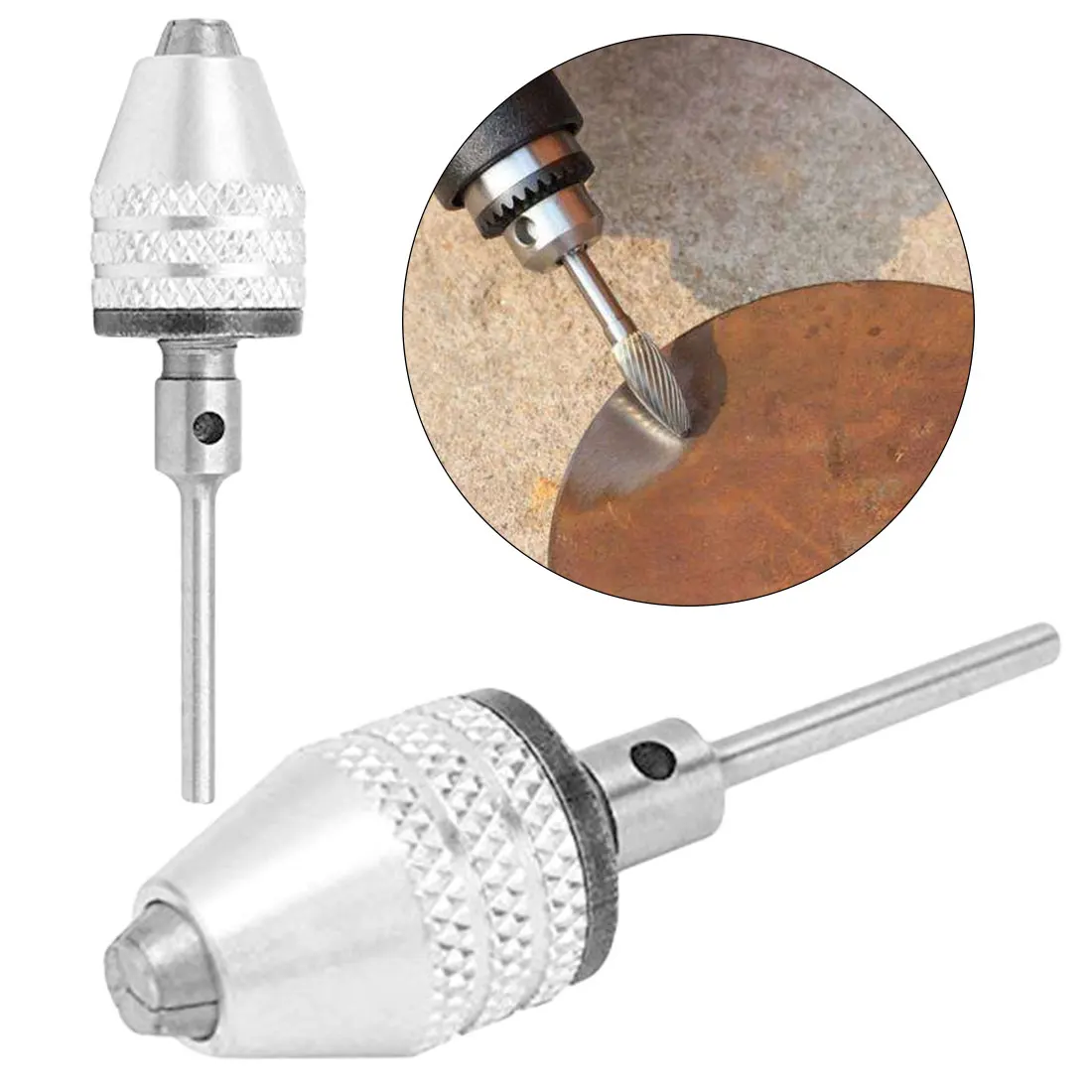 AUTOTOOLHOME 0,5-4 мм Dremel Аксессуары для электрической шлифовальной машины Быстрозажимной сверлильный адаптер для патронов 2,3 3 мм хвостовик вала для Dremel