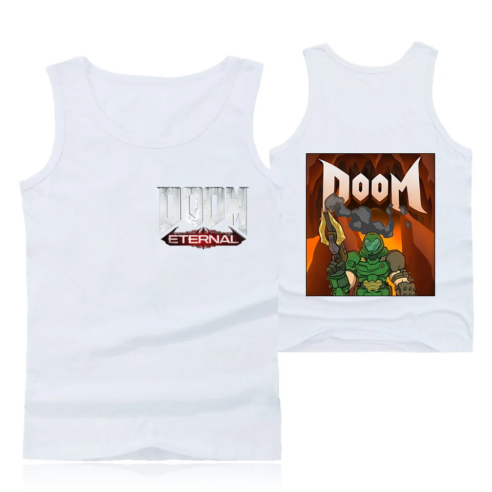 Doom вечный жилет Топ мужской летний жилет без рукавов модный 2D модный тренд Повседневная одежда жилет