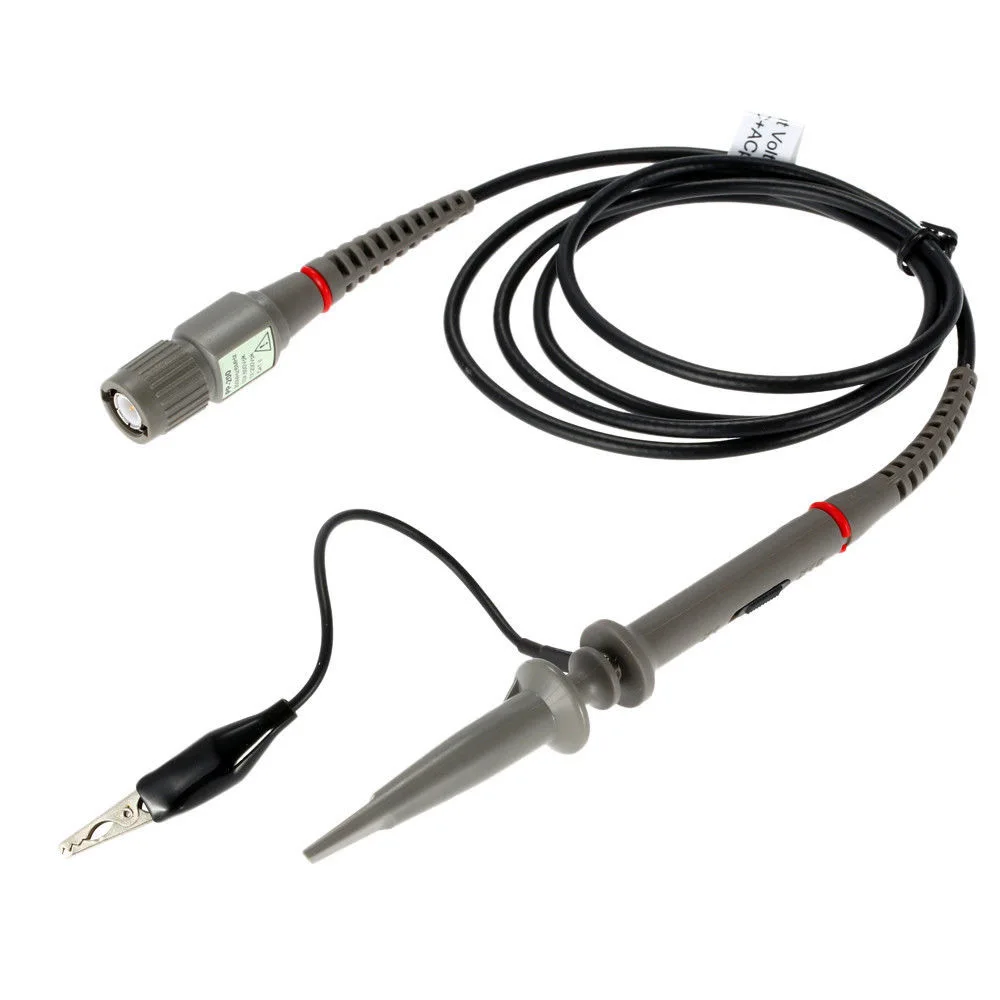 

Hantek PP-80 Oscilloscope Probe Accessories with Alligator Clip 1X 10X 60MHz Low Passive Limpedance Attenuation Probe