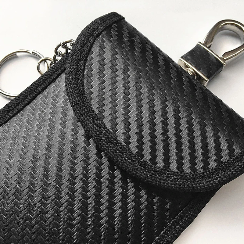 RFID электромагнитное Экранирование автомобильные ключи сумки FOB сигнальная экранирующая сумка Кредитная карта Faraday чехол для защиты конфиденциальности BAG1067
