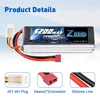 Zeee 3S 5200mAh 50C 11.1V RC LiPo Battery with Deans Plug for RC Car Quadcopter Helicopter Boat RC Airplane ► Photo 2/6