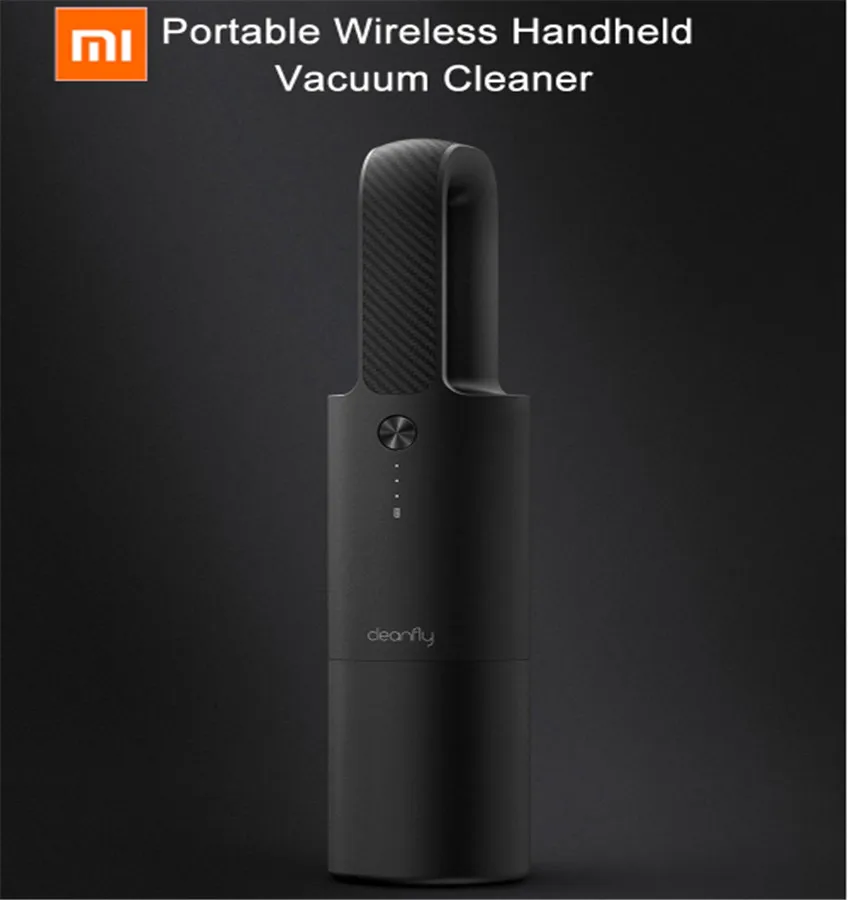 

Xiaomi Handheld 2 In 1 Vacuum Cleaner Cleanfly-FVQ Portable Wireless Mini Cleaner Nozzle With LED Light Car Charger HEPA Filter