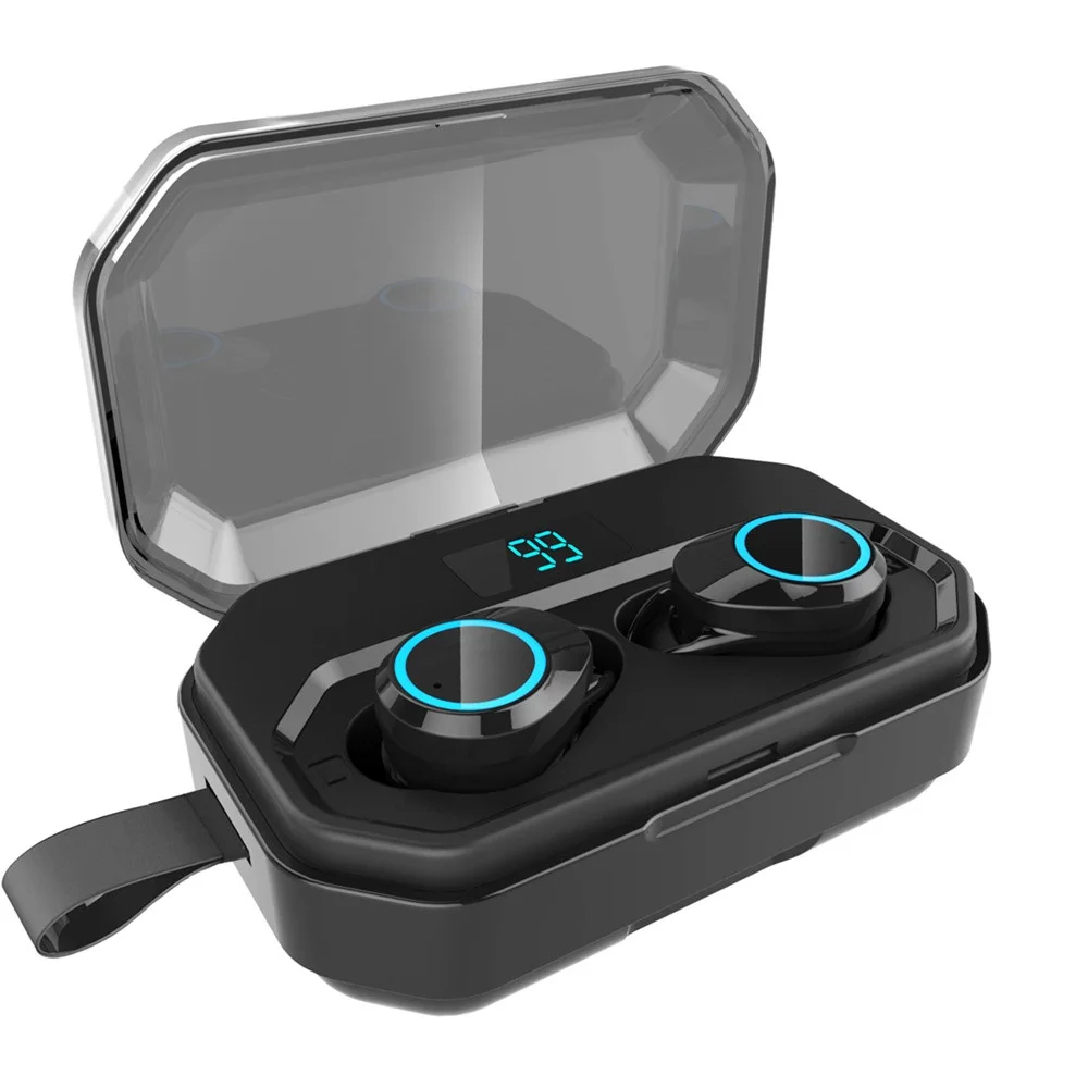 TWS спортивные наушники 4000 мАч IPX7 водонепроницаемые X6 Pro Upgrade Bluetooth 5,0 Беспроводные наушники с зарядным устройством игровые гарнитуры