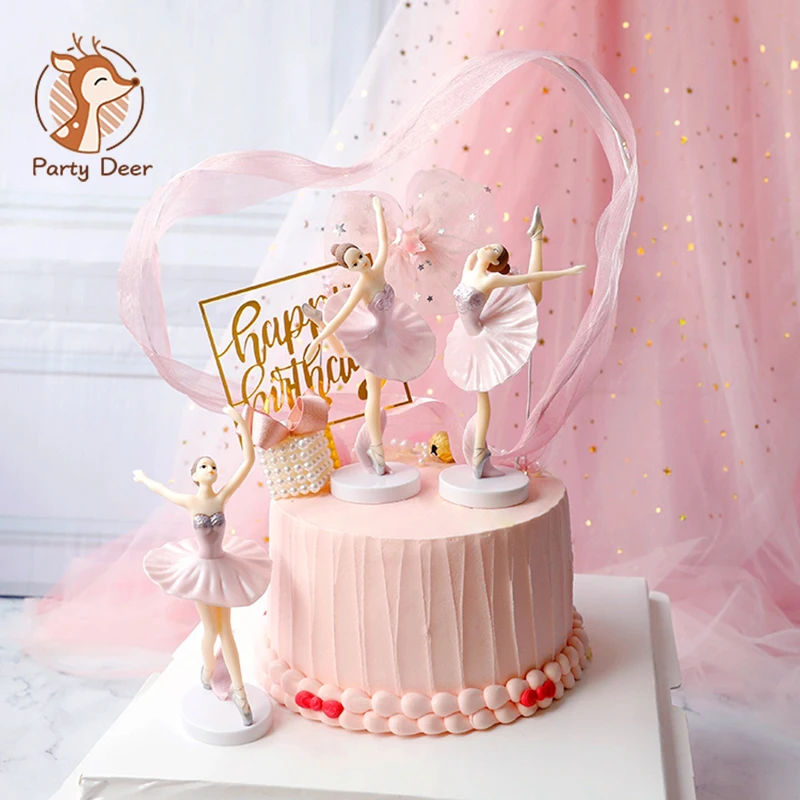 ●PINK PINEAPPLE● DREAMING BALLET RIBBON TOPPINK m1037_1383 White Pink Ballet Girls Decoration Hook Ribbon Happy