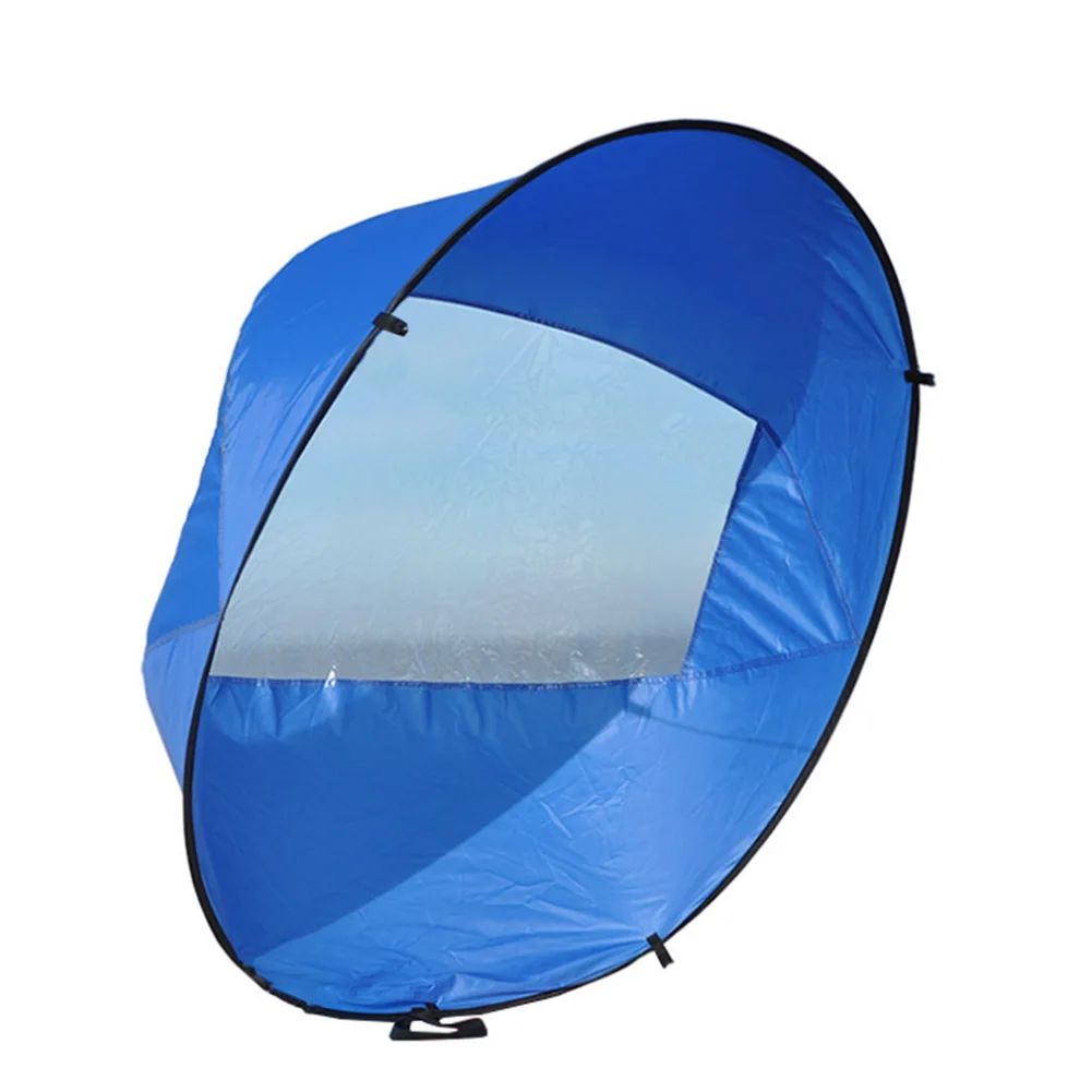 

Durable Water Sports Kayak Rowing Foldable Sailing Wind Safe Boat Sail Canoe Downwind Easy Use Board Clear Window Accessories