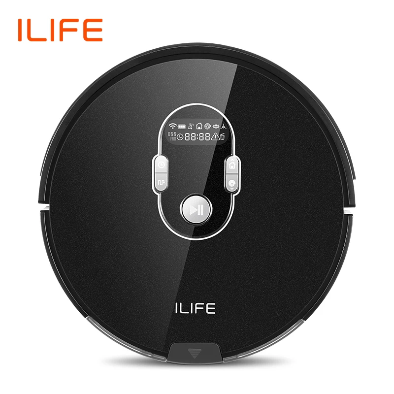 ILIFE A7 Robot Cleaner Vacuum Smart APP Remote Control for Hard Floor and Thin Carpet Automatic Recharge Slim Body|Vacuum Cleaners| - AliExpress