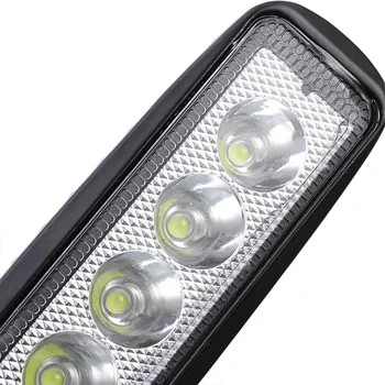 

18W Work Light Bar Led Spot Flood Beam Car DRL Driving Working Lights for UAZ SUV Truck Boat Automotivo Moto