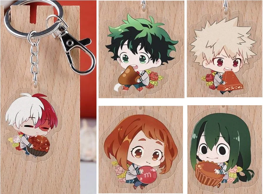 Мобильный телефон My Hero Academia японский аниме фигурка bakugo katsuki OCHACO URARAKA Todoroki Shoto