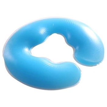 

Elastic Silicon Cushion Reusable U Shape Pillow Face Massage Neck Salon Portable Rest Washable Body Relax Comfortable Travel
