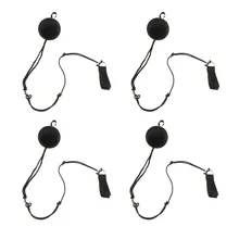 Набор из 4 танцевальных сказочных мячей Poi с регулируемой цепочкой для танца живота