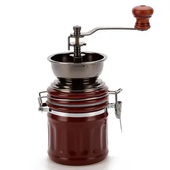 

Creative Retro Hand Grinder Coffee Bean Grinder Manual Mill Machine Ceramic Practical Pepper Grinder