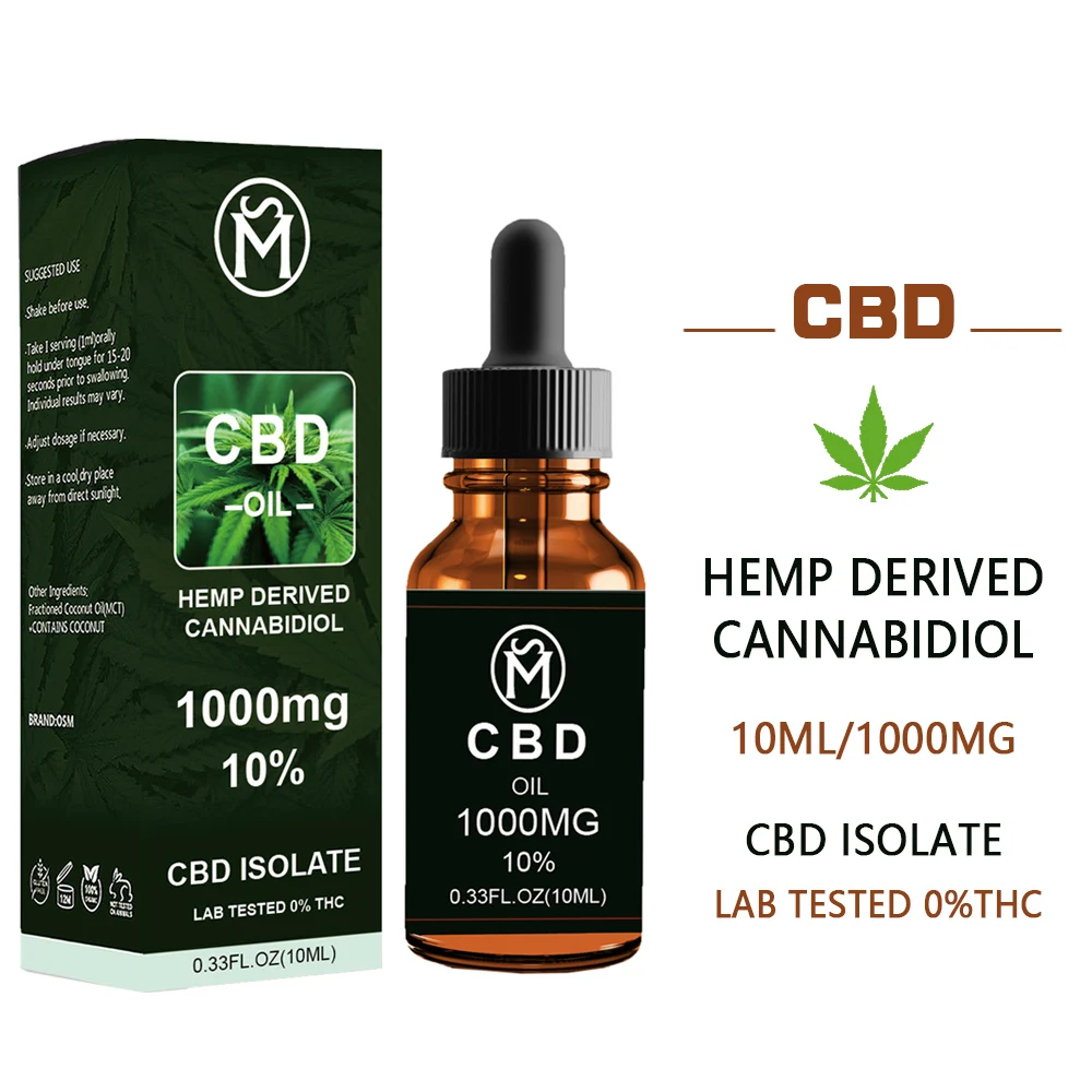 10 мл реальные спектра 1000 мг CBD внутри экстракт из натуральной пеньки Висячие