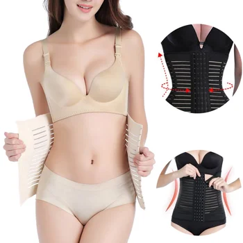 

Solid Color Women Waist Trainer Shapers Waist Control Corset Slimming Belt Shaper Body Shaper Modeling Strap Belt Shapewear