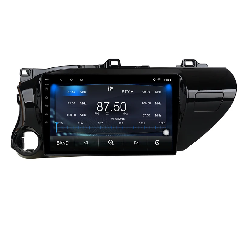 Android 10 автомобильный DVD мультимедийный плеер GPS для Toyota Hilux пикап AN120 2015 16 17 2019 2020