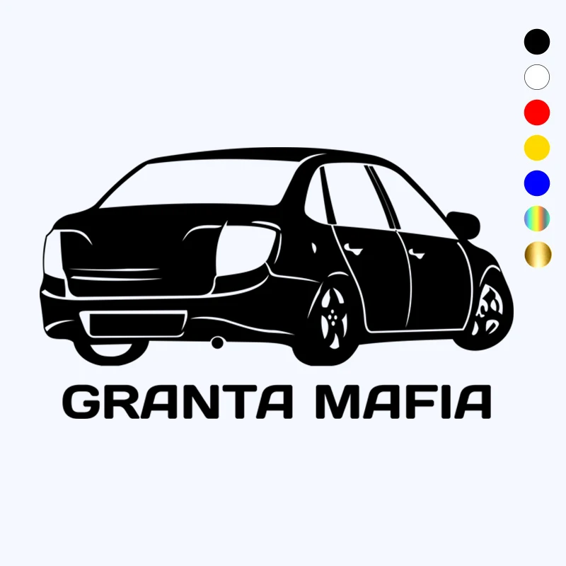 

CK2976# Various Sizes GRANTA MAFIA funny car sticker vinyl decal white/black car auto stickers for car bumper/rear window