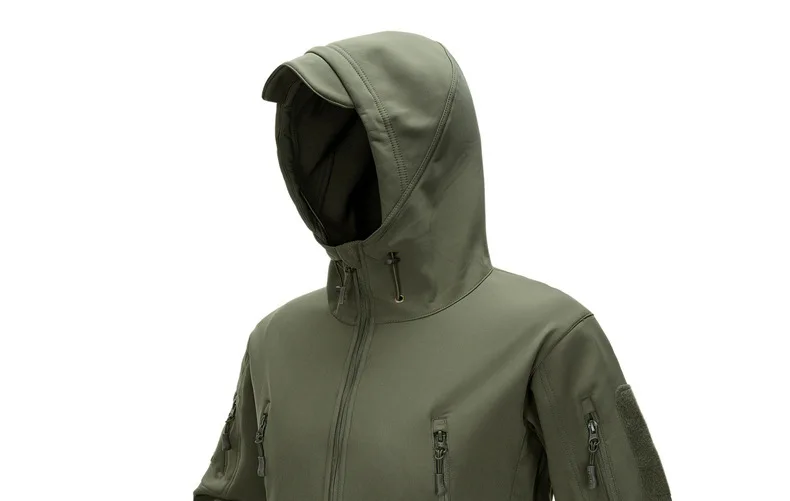 Спорт на открытом воздухе Sharkskin Stalker мягкий флисовый Чехол для мужчин ветрозащитный водонепроницаемый теплый плащ куртка