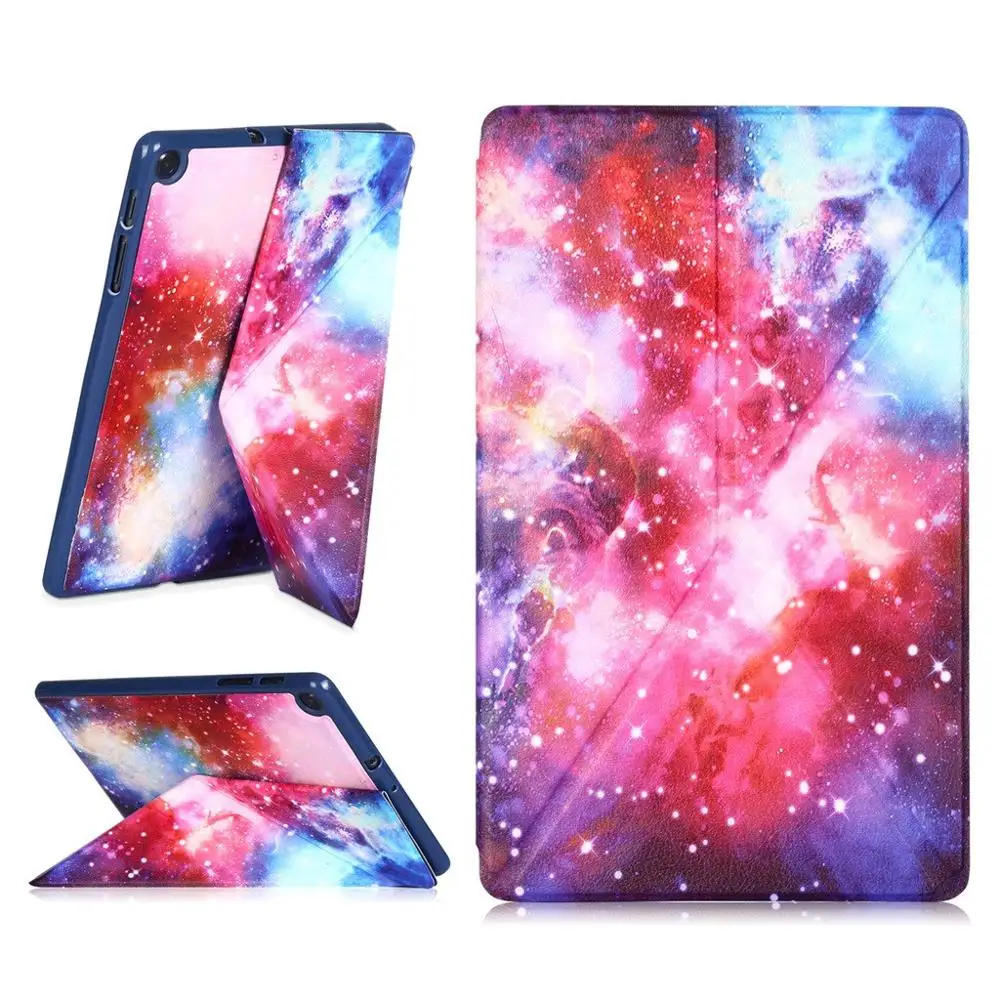 E Высококачественная кожа ПК, тонкая ручка для samsung Galaxy Tab A SM-T515/T510 10,1 дюймов чехол для планшета, тонкий чехол-подставка 1014 - Цвет: E