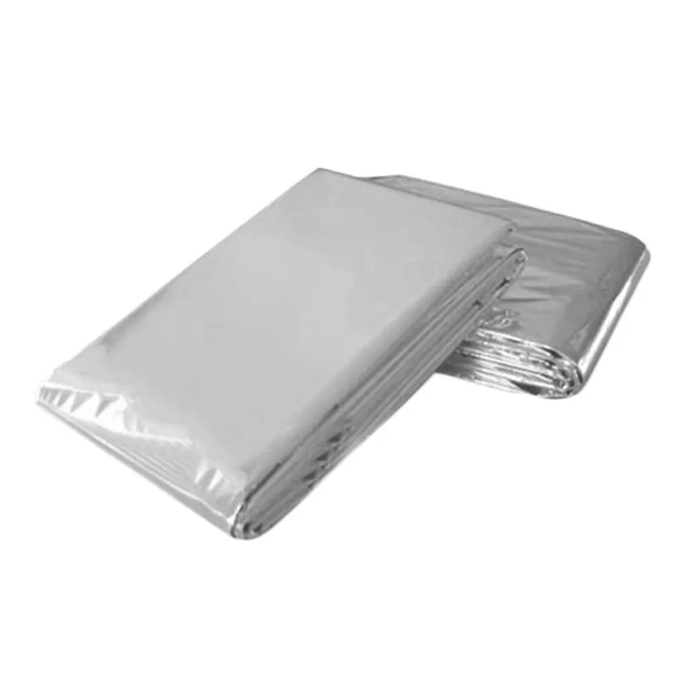 

130*210cm Cold-proof First Aid Emergency Blanket Survival Rescue Curtain Outdoor Life-saving Tent Reusable Sleeping Bag Hot!