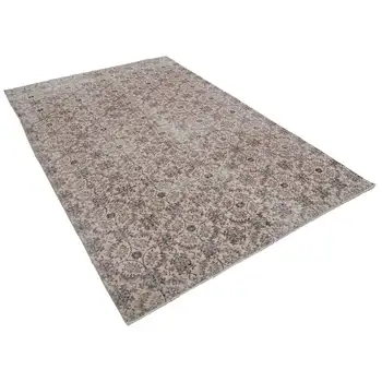 

192x292 Cm Beige Handmade English Vintage Area Rug-6x10 Ft