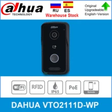 Dahua VTO2111D-WP inglês original hd cmos câmera wi-fi villa estação ao ar livre vídeo porteiro p2p atualizar a partir de VTO2111D-W