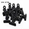 High quality Black 50mm 38mm 31mm 22mm Round Metal Clamp Paper Bookmark Clips Memo  Clip Student School Office Supplies ► Photo 1/6