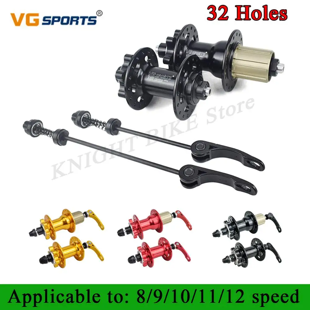 

VG SPORTS New Hub Original Disc Card Brake 4 Palin MTB Bike Hub 120 Ring Ultralight Bearing Bike Hubs 32 Holes 8 9 10 11 12Speed