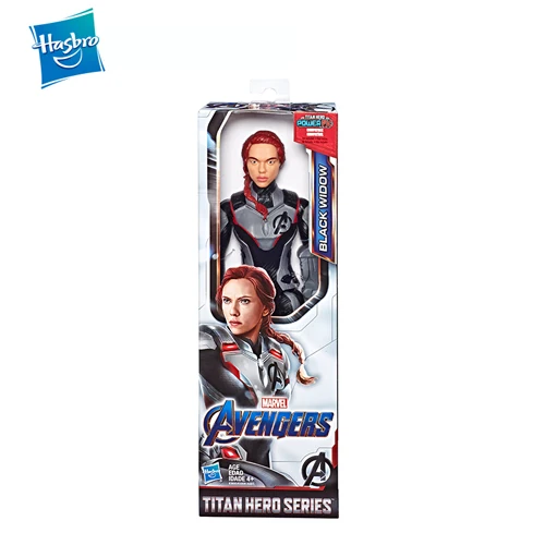 Hasbro Marvel Мстители Бесконечность войны Starforce супер герой 1" эндшпиль Титан герой серии человек паук Железный человек енот Доктор Стрэндж - Цвет: BLACK WIDOW