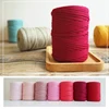 YOMDID 250g Colourful Flat Yarn DIY Handcraft Scarf Bag Knitting Yarn Practical Crochet Threads Weaving Yarn Sewing Accessories 2