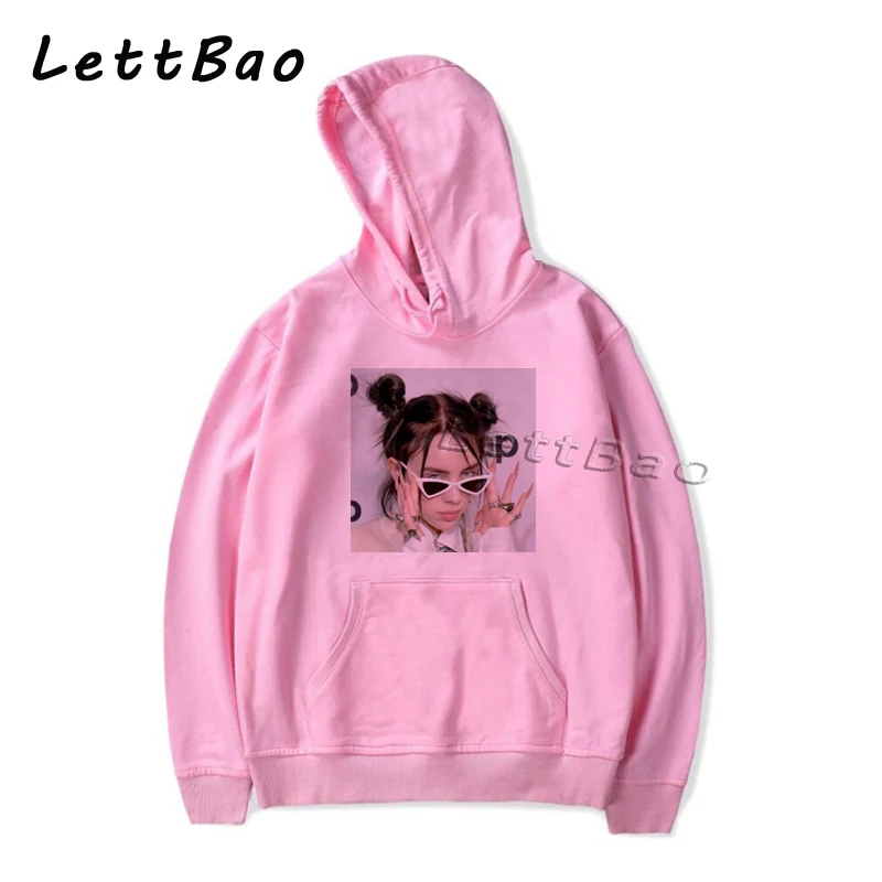 1111 Billie Eilish толстовки Готическая уличная толстовка женская Bluzy Damskie Корейская толстовка Harajuku негабаритная Женская одежда в стиле хип-хоп - Цвет: 1111