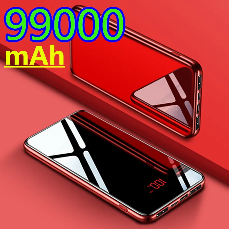 Внешний аккумулятор на 99000 мА · ч с зеркальным экраном для iPhone 11 |