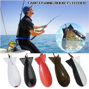 SALE PRICE ❤️ Carp Fishing Large Rockets Spod Bomb Pit Beater Spomb Fishing Tackle Rocket Feeder Float Fishing Tools Container Nesting Device - discount item 32% OFF Sports & Entertainment
