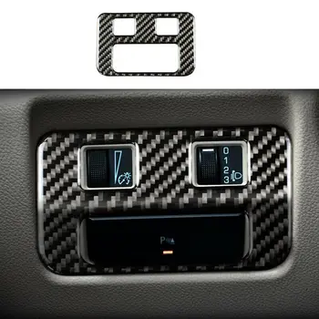 

8PCS Interior Cover Trim Carbon Fiber Central Console Accessory Parts Frame