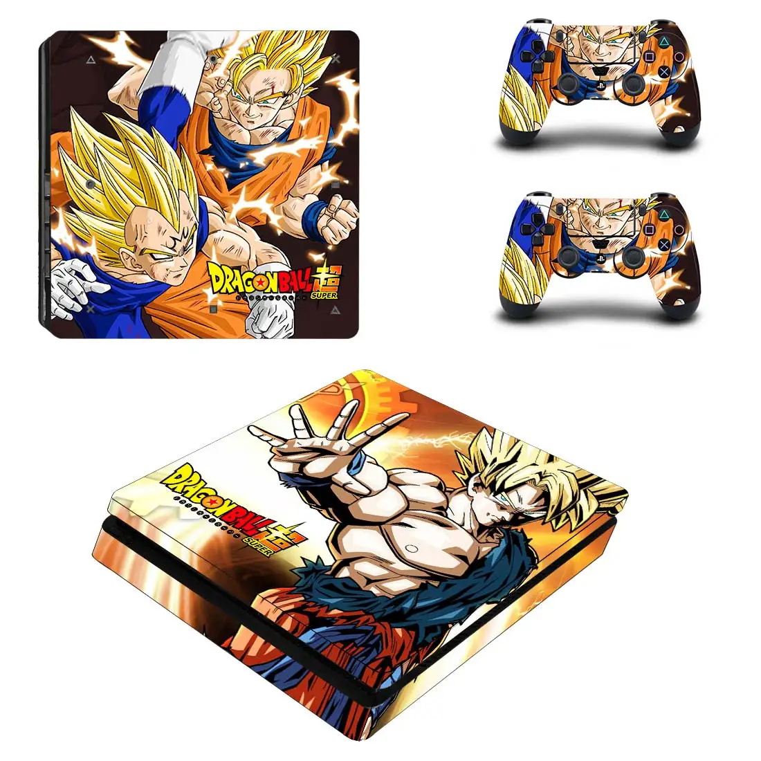 Dragon Ball Super PS4 Slim sticker s Play station 4 кожа Наклейка Обложка для playstation 4 PS4 Slim Consol& контроллер Скины Виниловые
