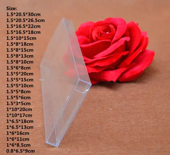 

PVC Clear Plastic Packaging Boxes 30pcs/lot PVC Gift Wedding Party Favor Transparent Package Box